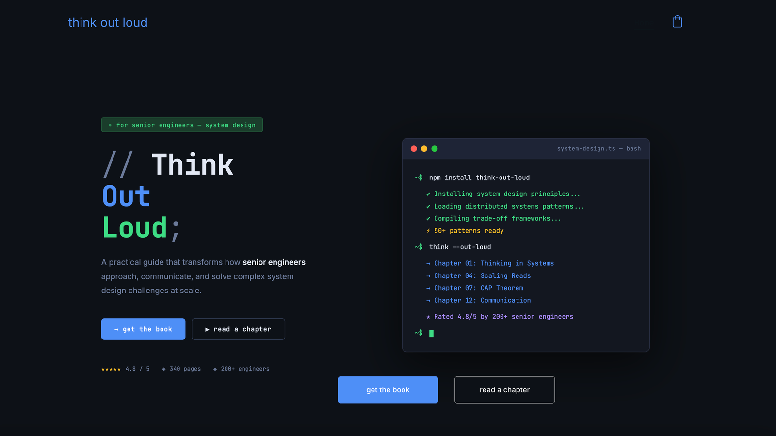 Think Out Loud homepage